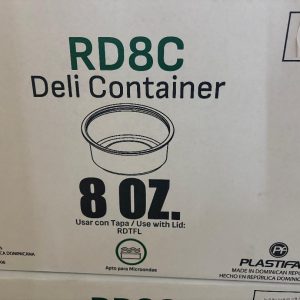 31- DELI CONTAINER BOWL 8OZ. PLASTIFAR